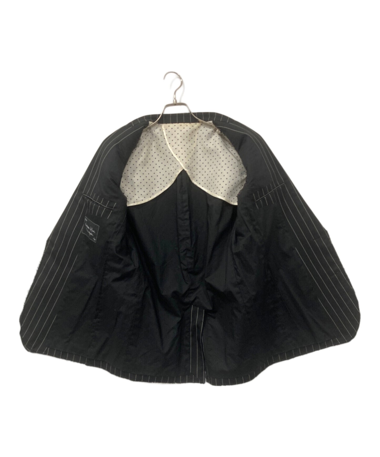[Pre-owned] NUMBER (N)INE Frayed Finish Striped Tailored Jacket/2B Jacket