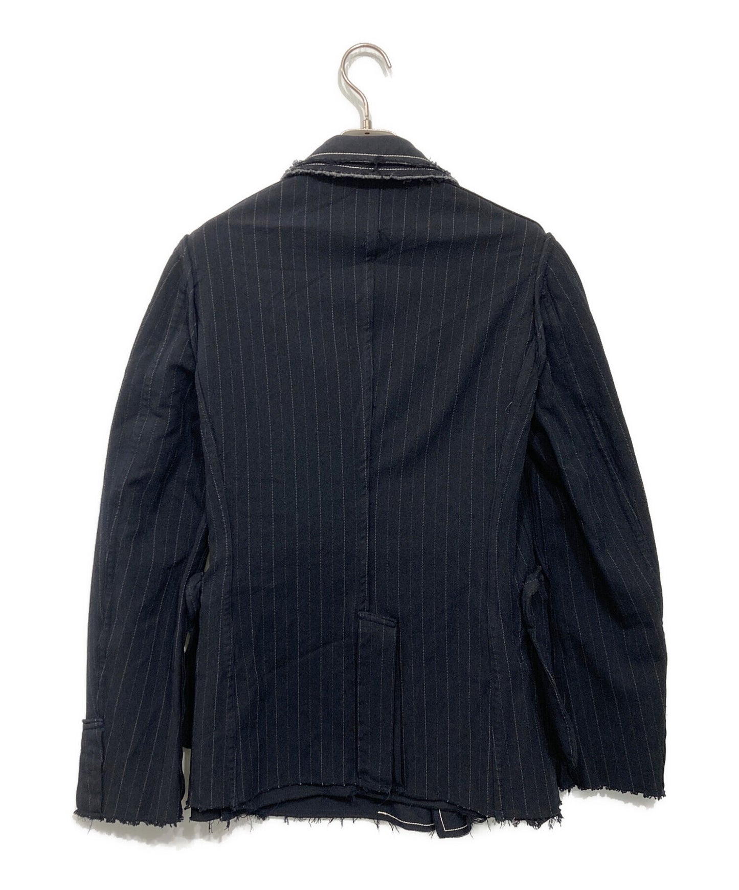 [Pre-owned] COMME des GARCONS HOMME PLUS Poly-crophillic striped layered jacket PS-J036 AD2016