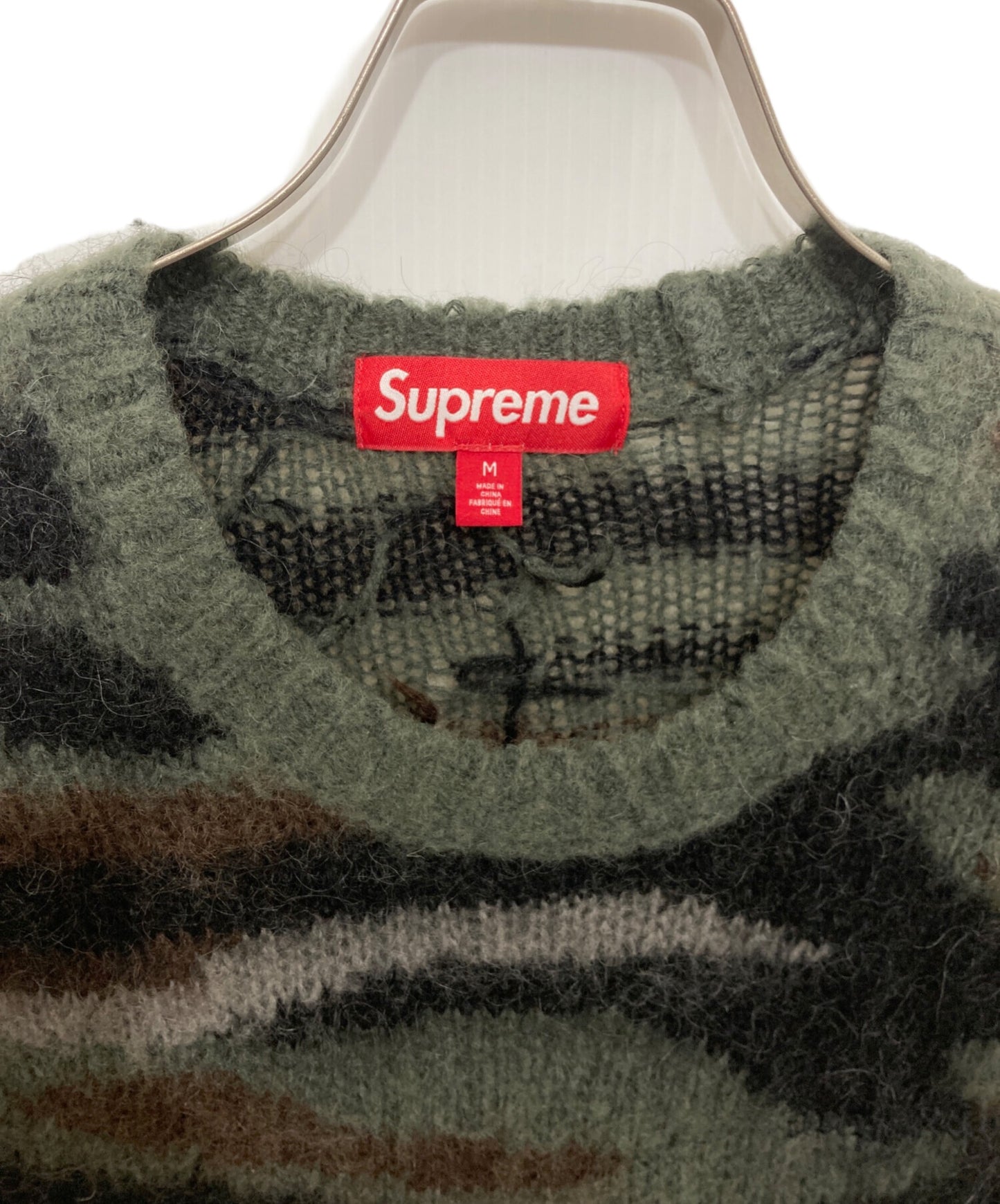 [Pre-owned] SUPREME Brushed Mohair Sweater