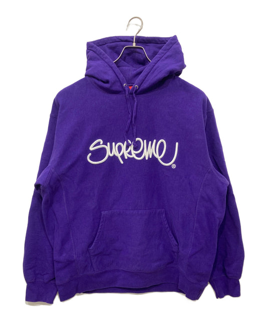 [Pre-owned] SUPREME Raised Handstyle Hooded Sweatshirt