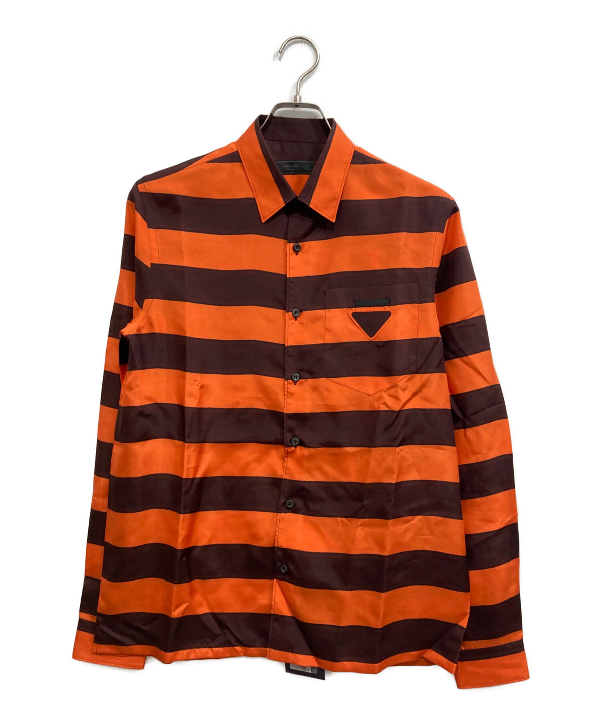 [Pre-owned] PRADA Silk-Bordered Shirt UCN425
