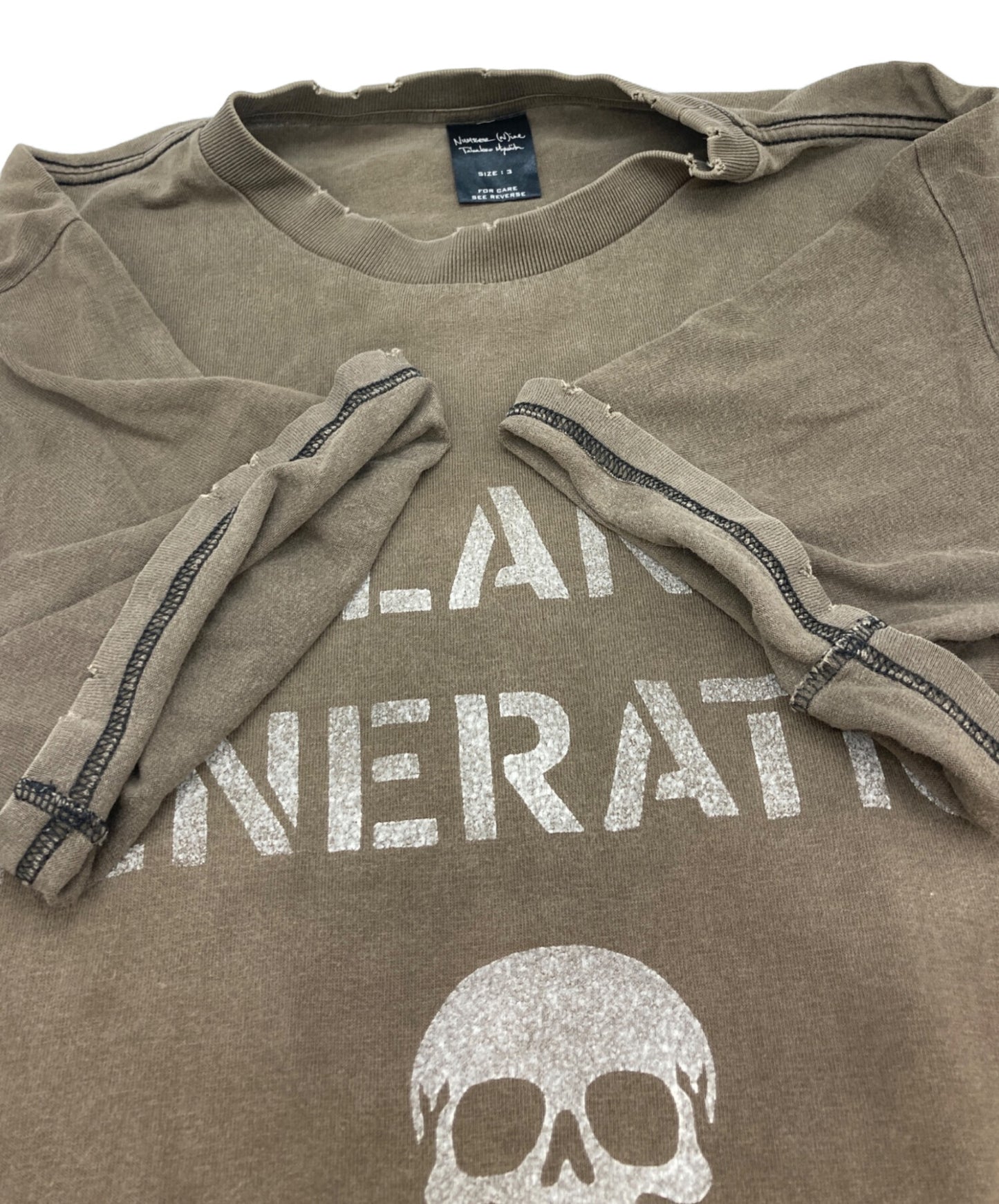 [Pre-owned] NUMBER (N)INE printed T-shirt