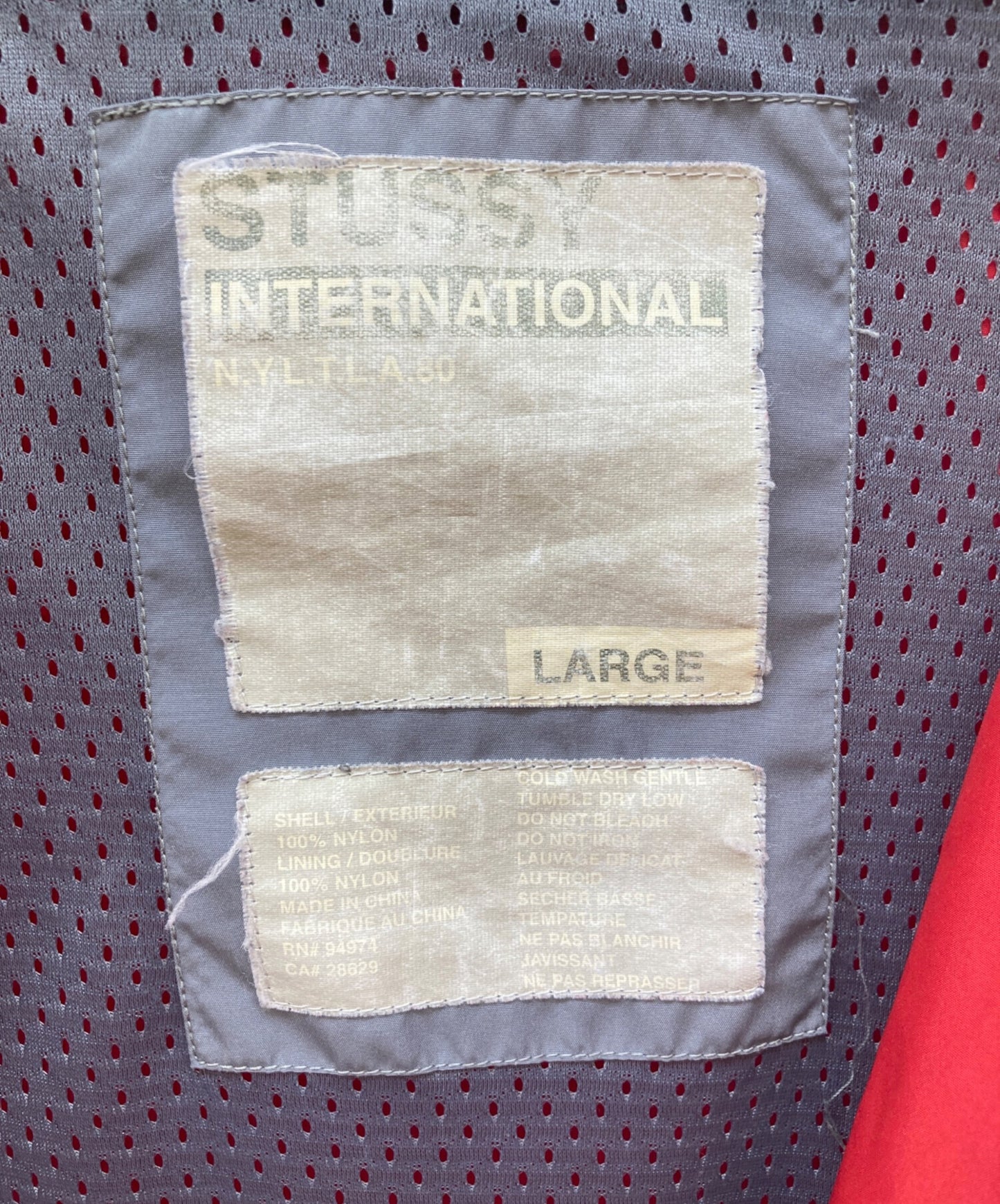 [Pre-owned] stussy nylon jacket