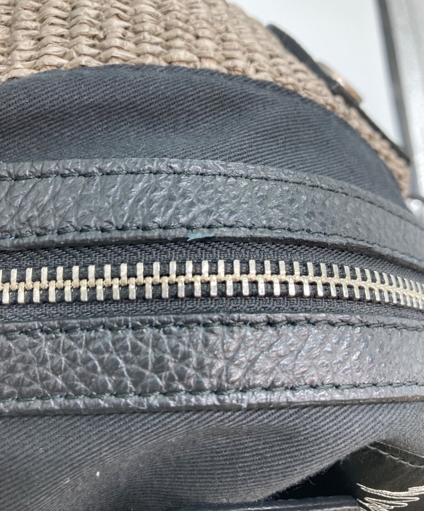 [Pre-owned] discord Yohji Yamamoto Leather Switched Paper Bag DW-123-906