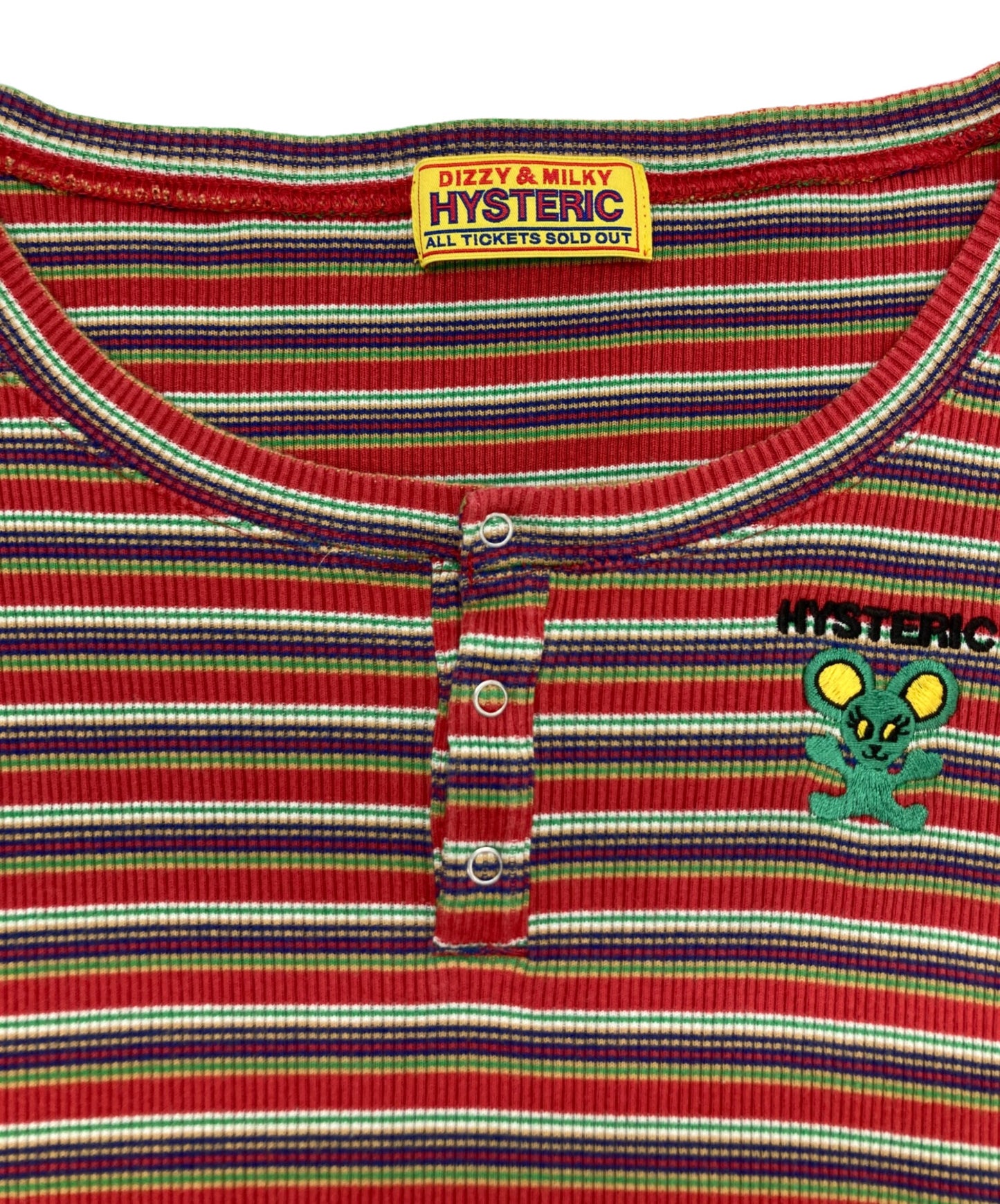 [Pre-owned] Hysteric Glamour Snap Multi-Border Cut and Sew 01233CL06