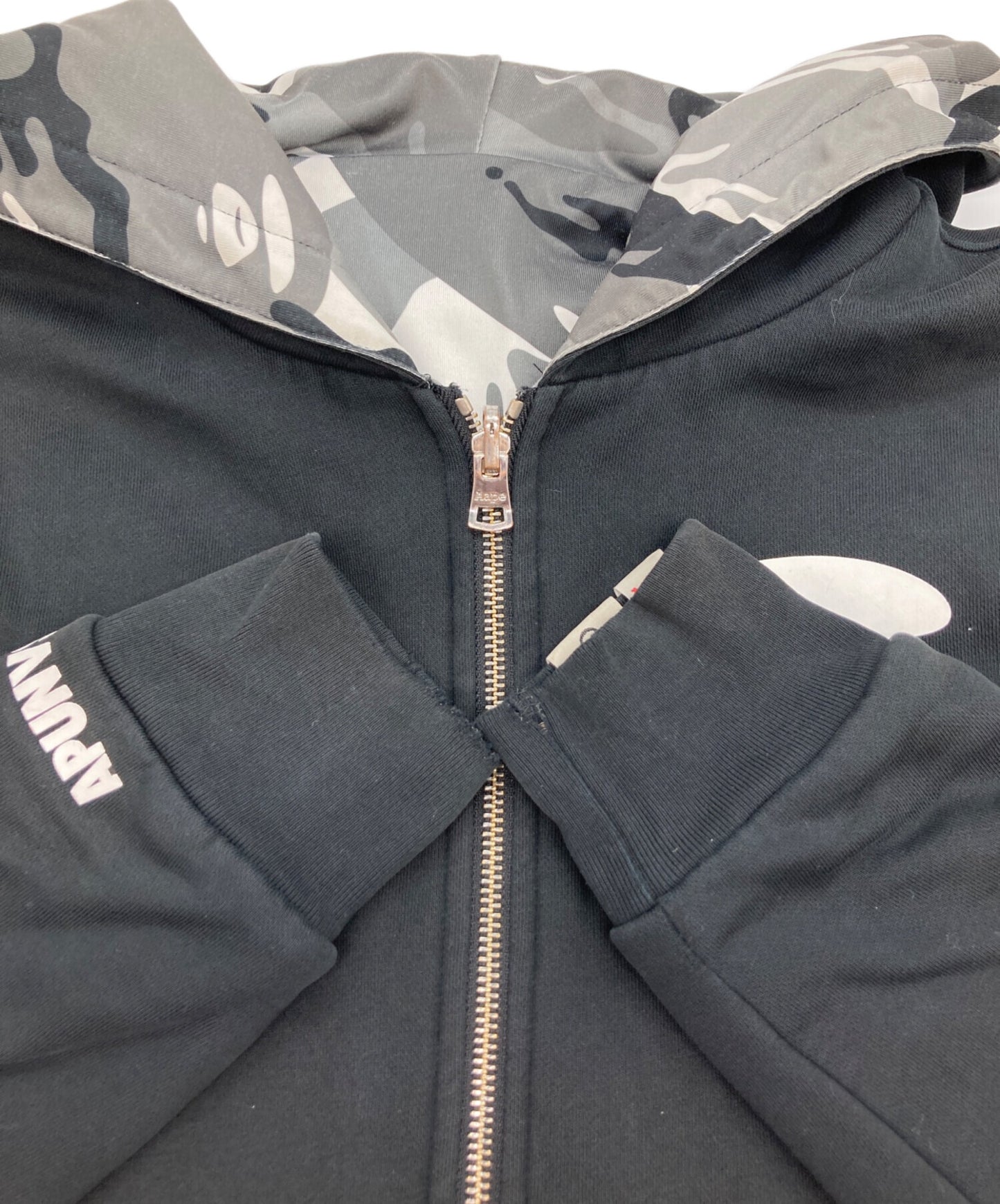 [Pre-owned] A BATHING APE Reversible Zip Hoodie AAPSWM3318XXB