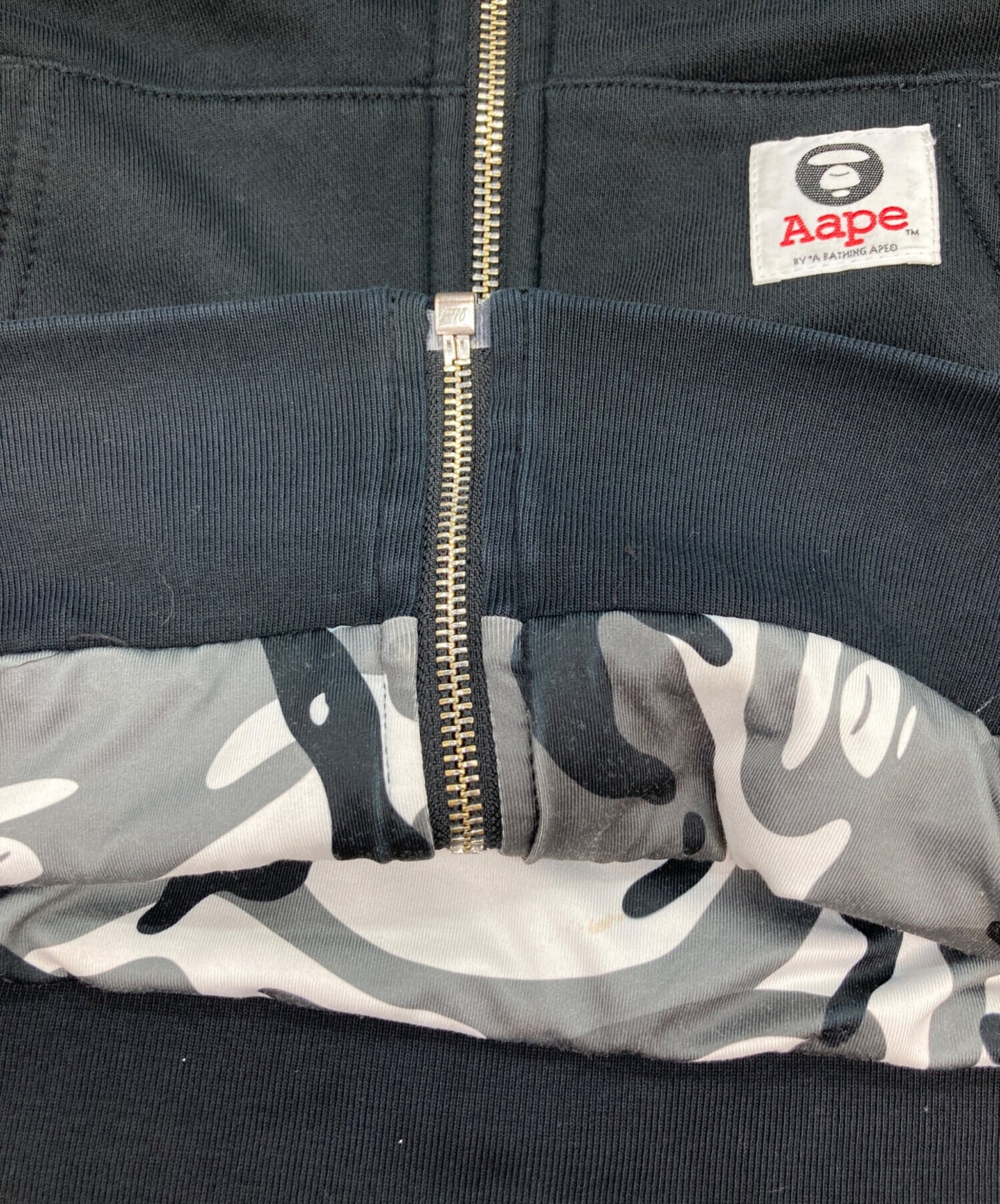 [Pre-owned] A BATHING APE Reversible Zip Hoodie AAPSWM3318XXB