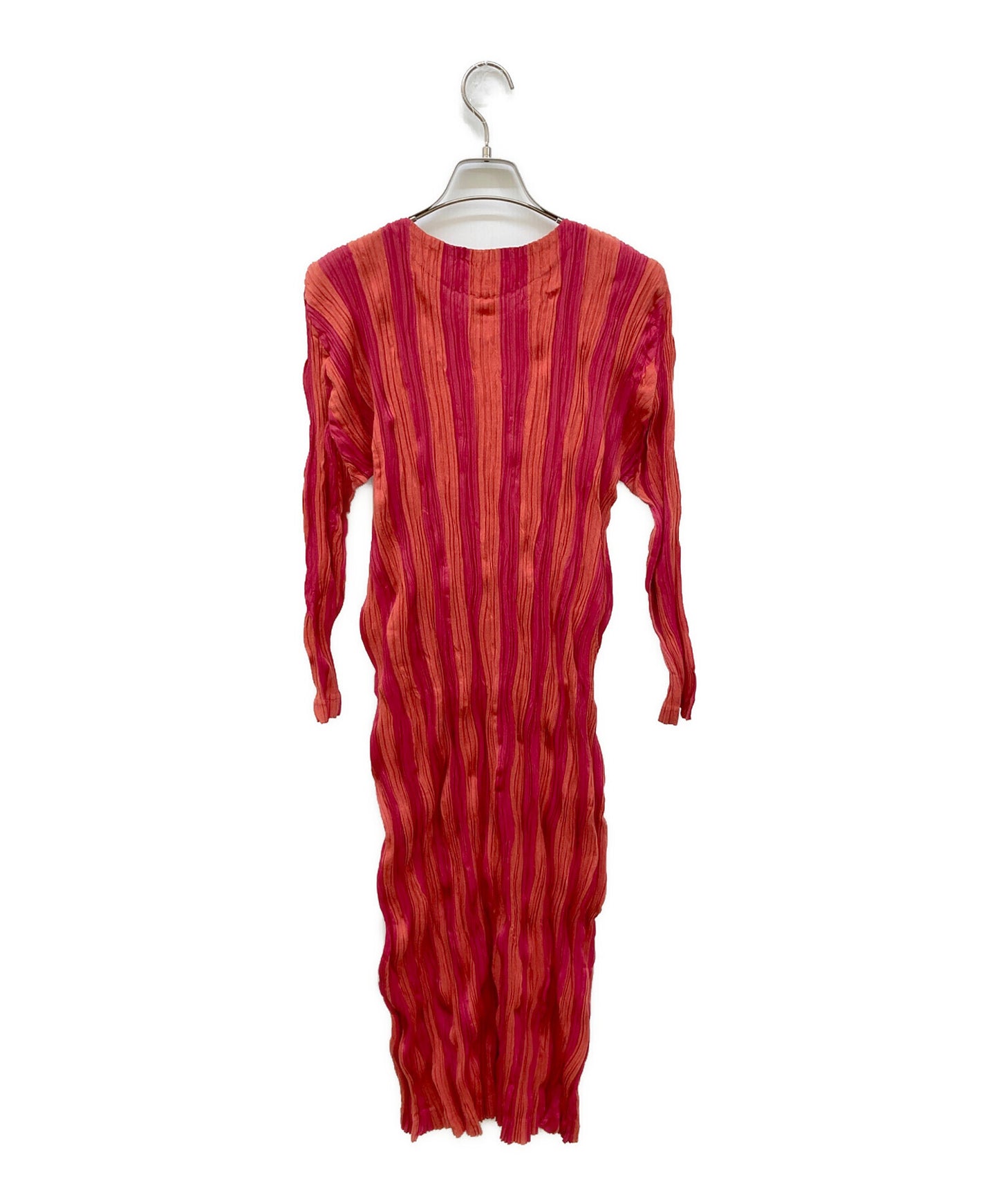 [Pre-owned] PLEATS PLEASE Bicolor Pleated Dress PP41JH984