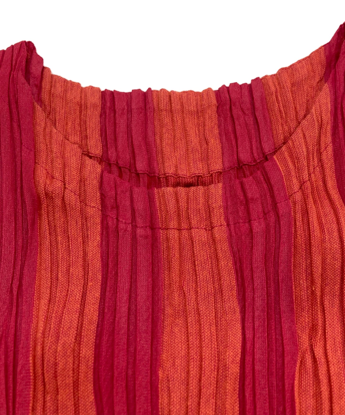 [Pre-owned] PLEATS PLEASE Bicolor Pleated Dress PP41JH984