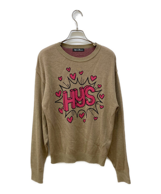 [Pre-owned] Hysteric Glamour Heart Design Knit 01203NS09