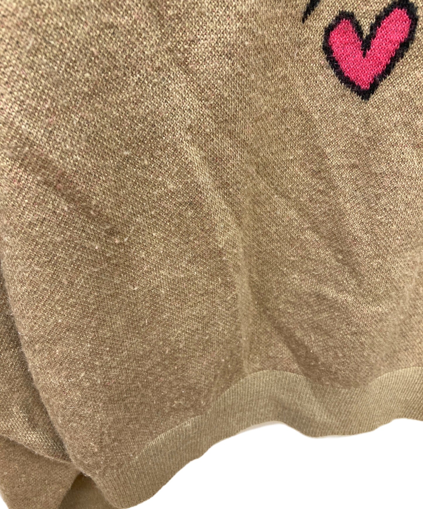 [Pre-owned] Hysteric Glamour Heart Design Knit 01203NS09