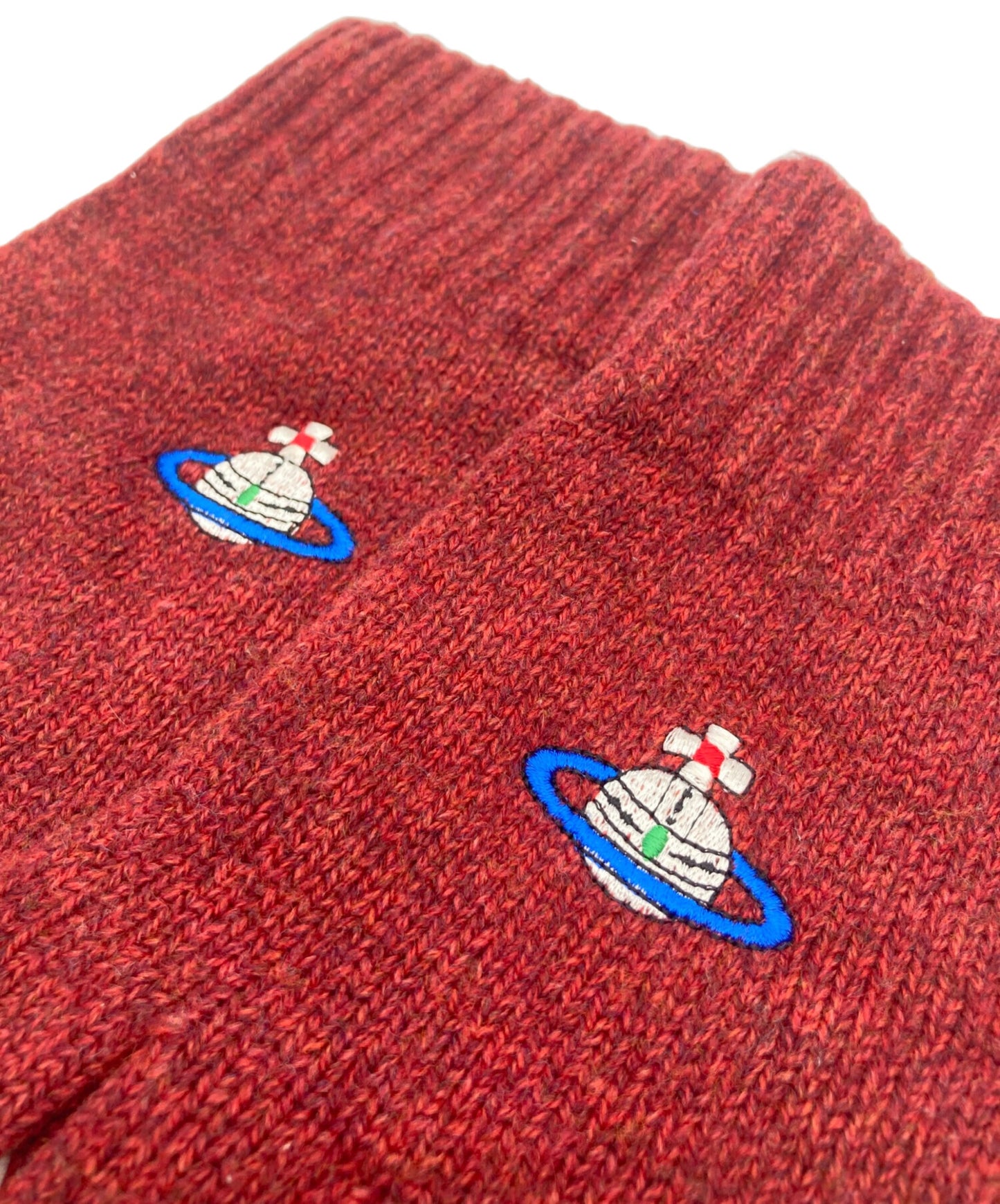 [Pre-owned] Vivienne Westwood Orb logo knit glove Na641