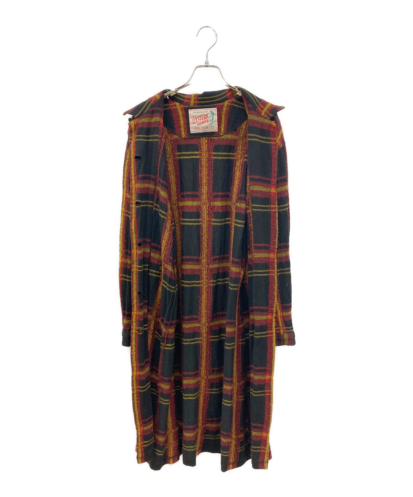 [Pre-owned] Hysteric Glamour Check Shirt Dress 0163CD02