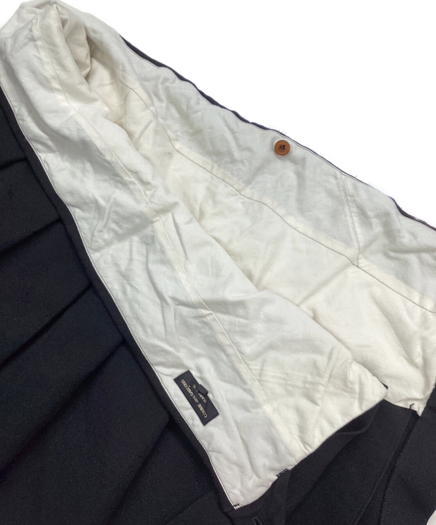 [Pre-owned] COMME des GARCONS HOMME PLUS Polyester Shrink Wrap Skirt PJ-A002