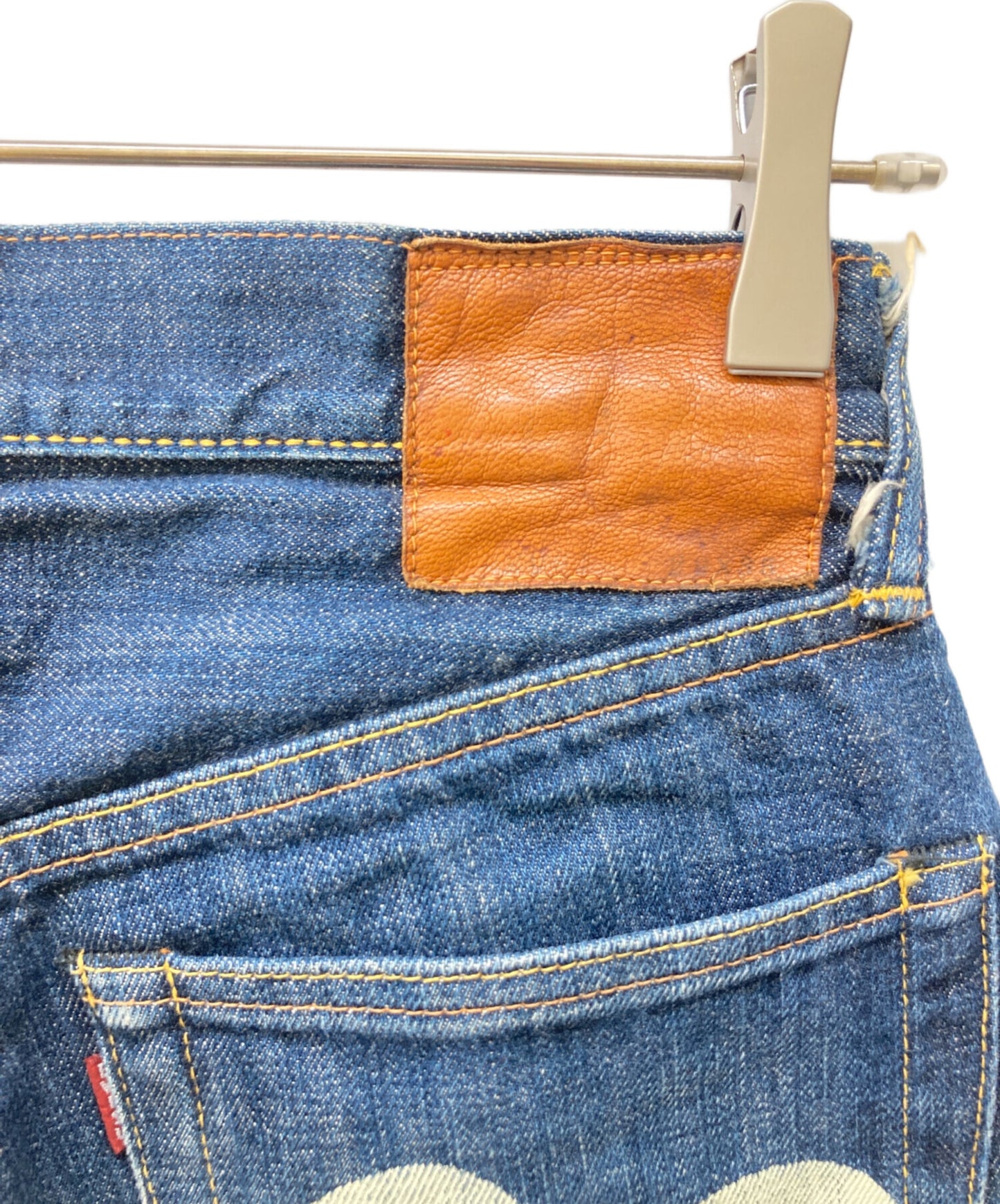 [Pre-owned] EVISU Seagull selvage denim pants