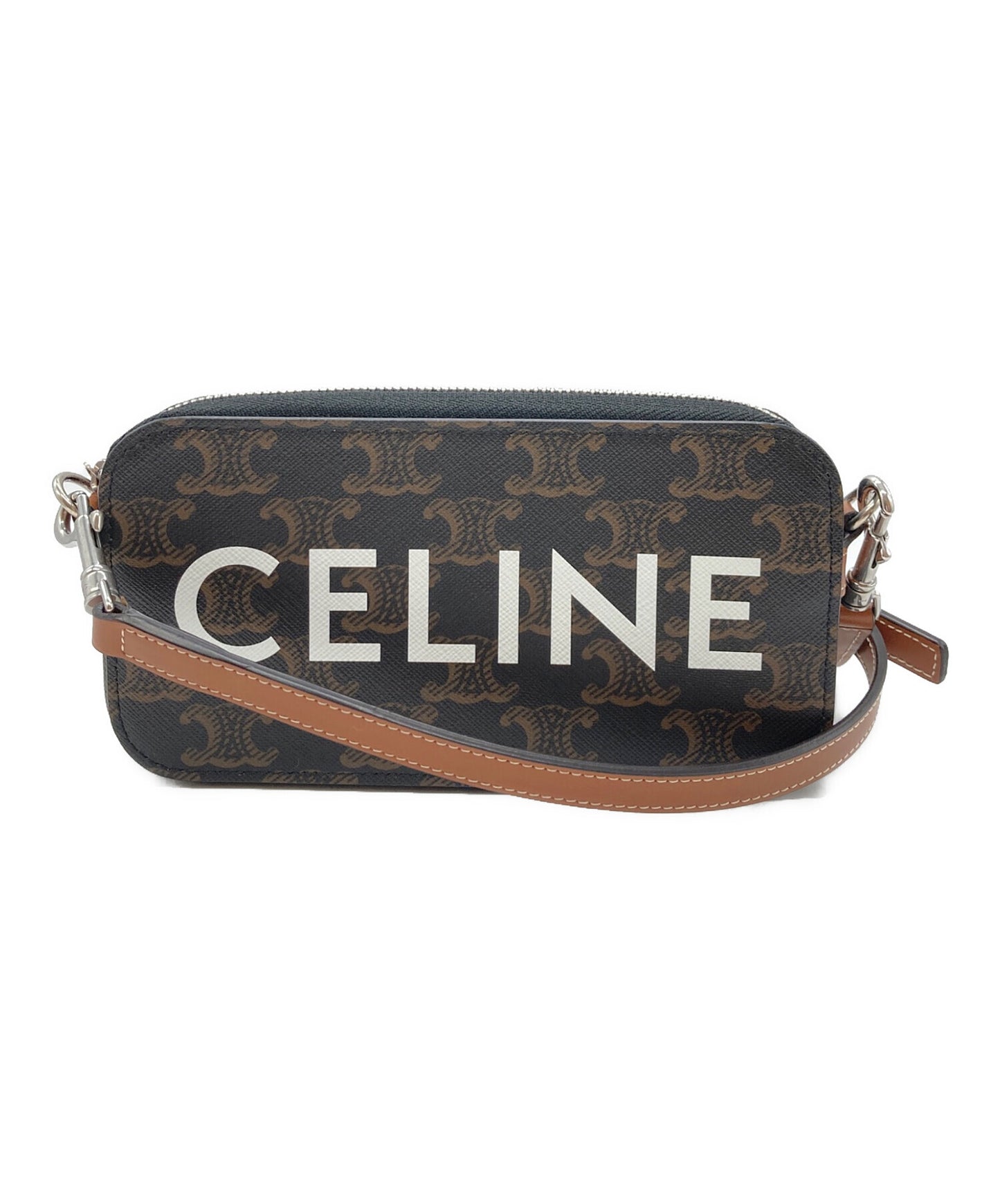 [Pre-owned] CELINE Horizontal Pouch / Shoulder Bag / Trin-Off 10L272DM5