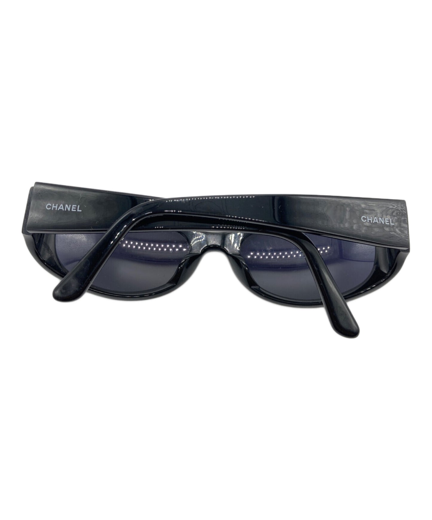 [Pre-owned] CHANEL Square silhouette oval sunglasses 5004