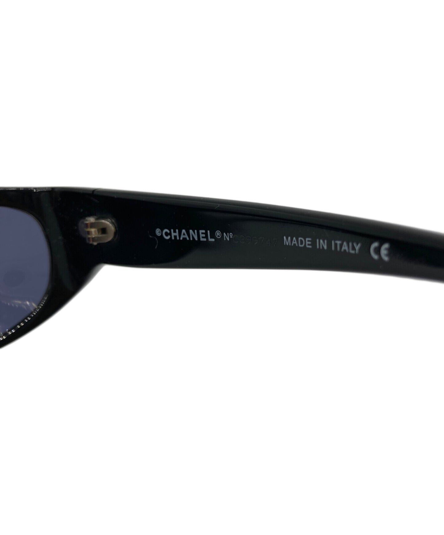 [Pre-owned] CHANEL Square silhouette oval sunglasses 5004