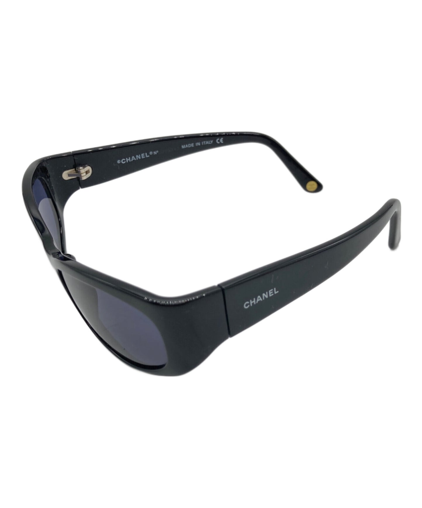 [Pre-owned] CHANEL Square silhouette oval sunglasses 5004