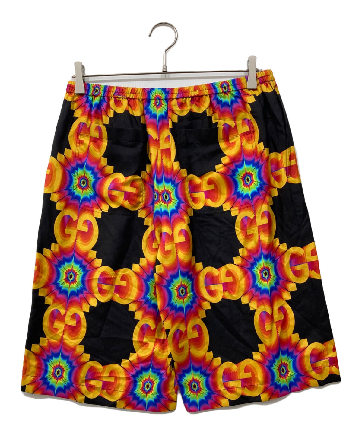 [Pre-owned] GUCCI Kaleidoscope Silk GG Shorts 672698 ZAH3W