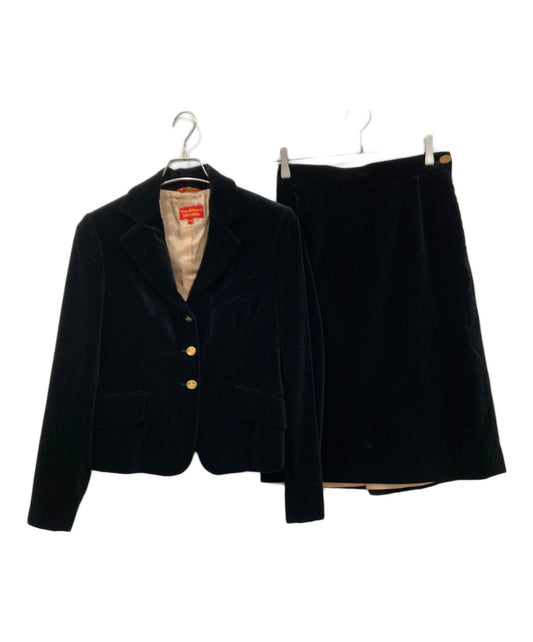 [Pre-owned] Vivienne Westwood RED LABEL Velour set-up 99666