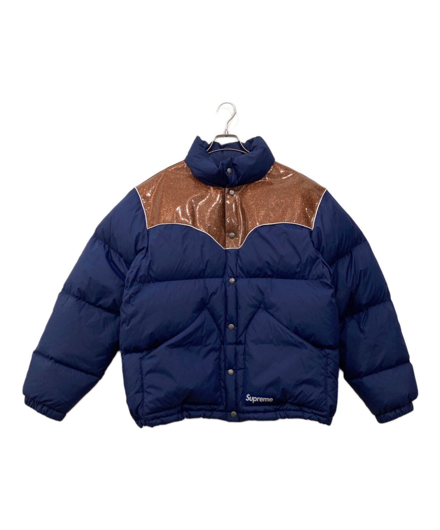 [Pre-owned] SUPREME Glitter Yoke Down Puffer Jacket