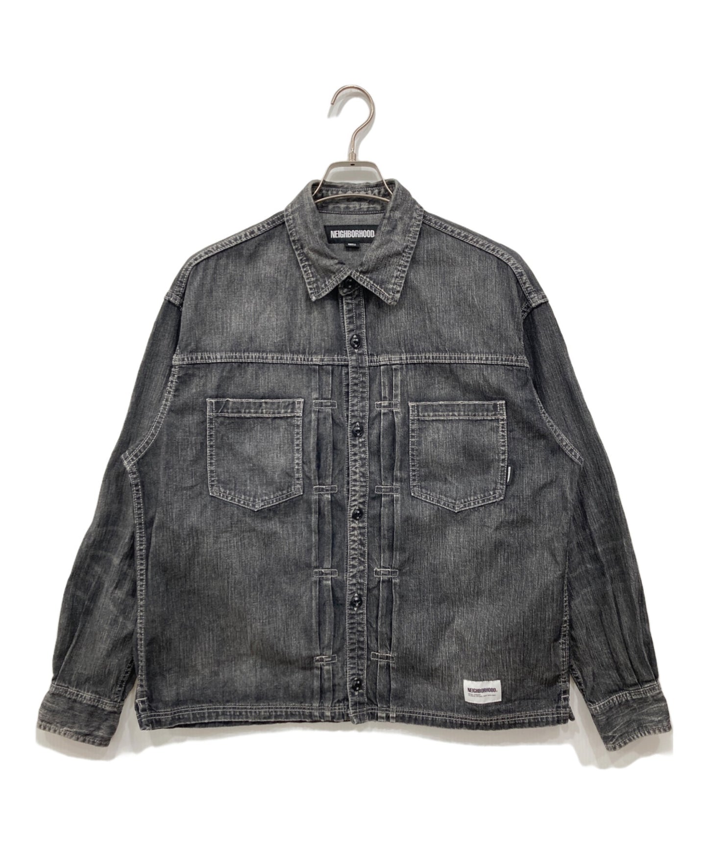 [Pre-owned] NEIGHBORHOOD Washed denim shirt 242SPNH-SHM06