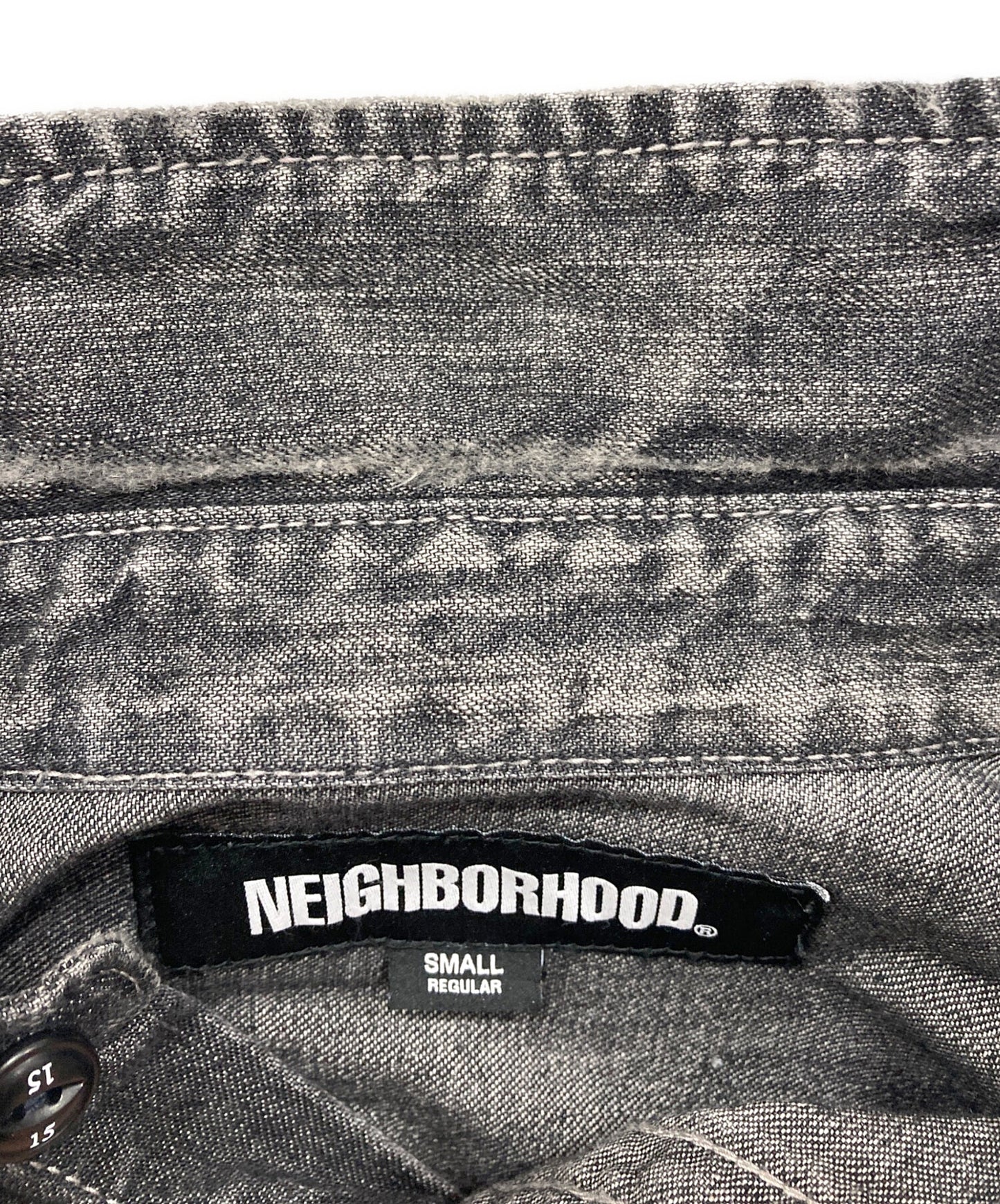 [Pre-owned] NEIGHBORHOOD Washed denim shirt 242SPNH-SHM06