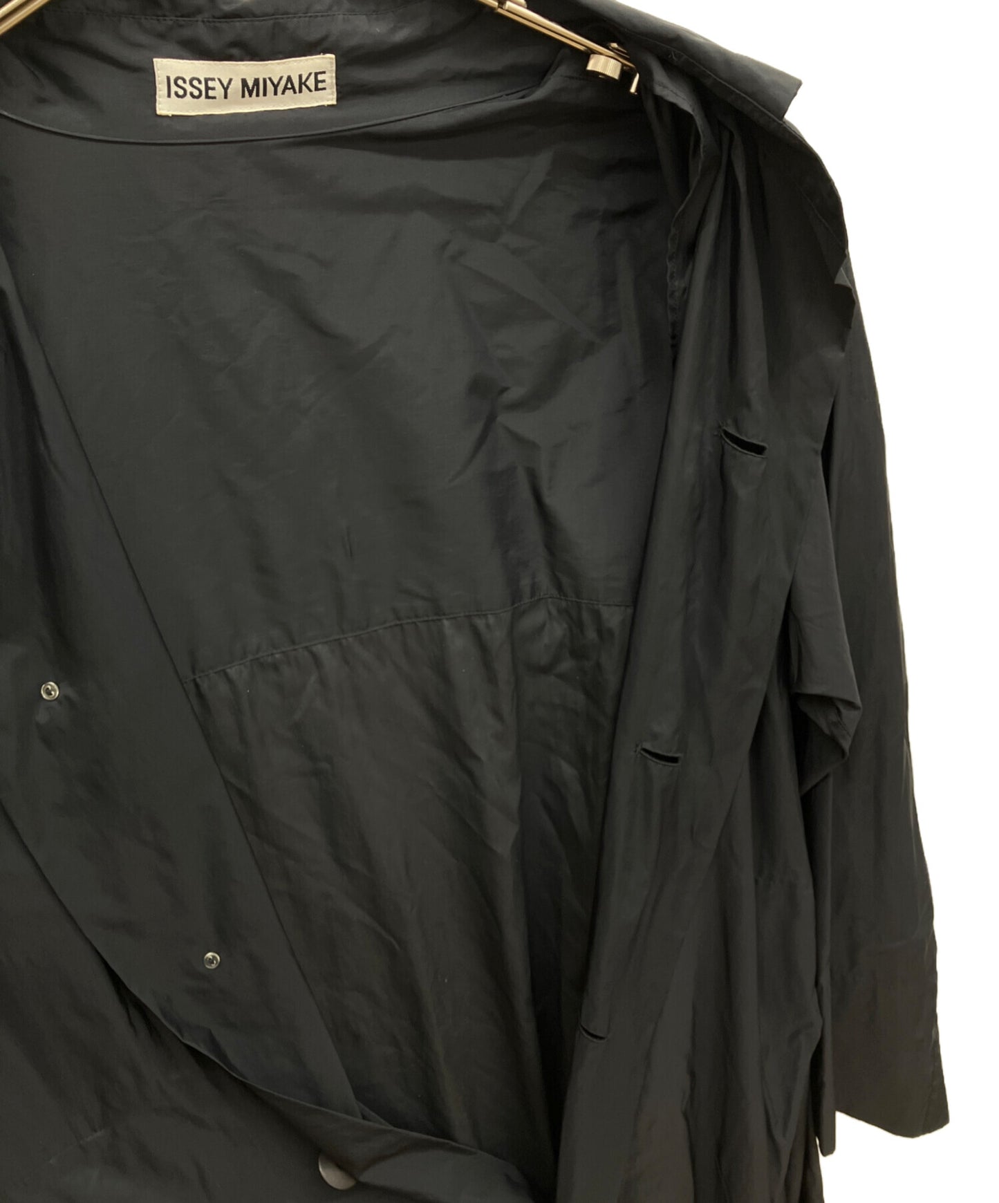 [Pre-owned] ISSEY MIYAKE Nylon overcoat IM43-FA105