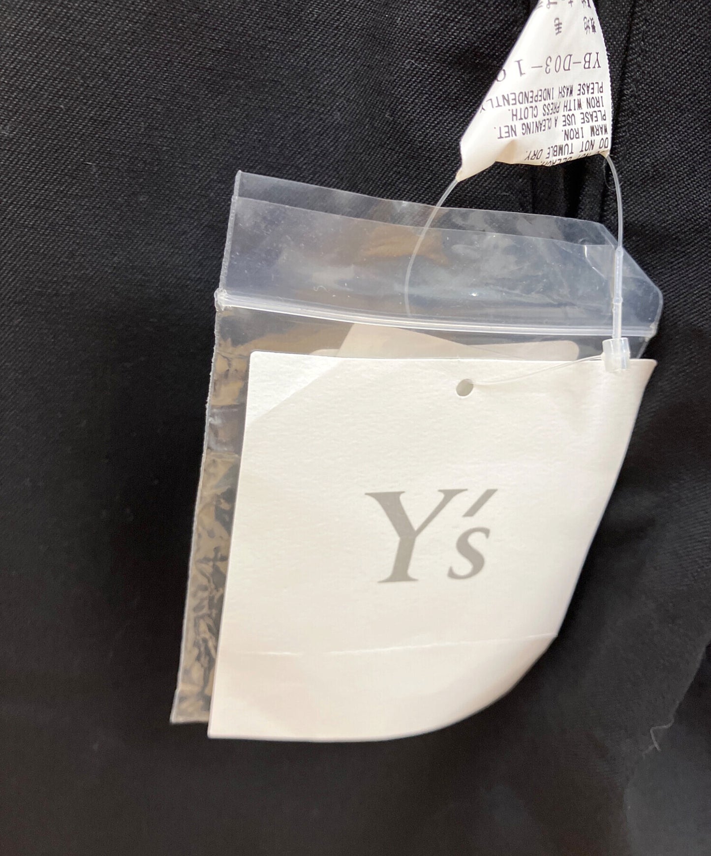 [Pre-owned] Y's WOOL GABARDINE COLLARLESS DRESS YB-D03-100