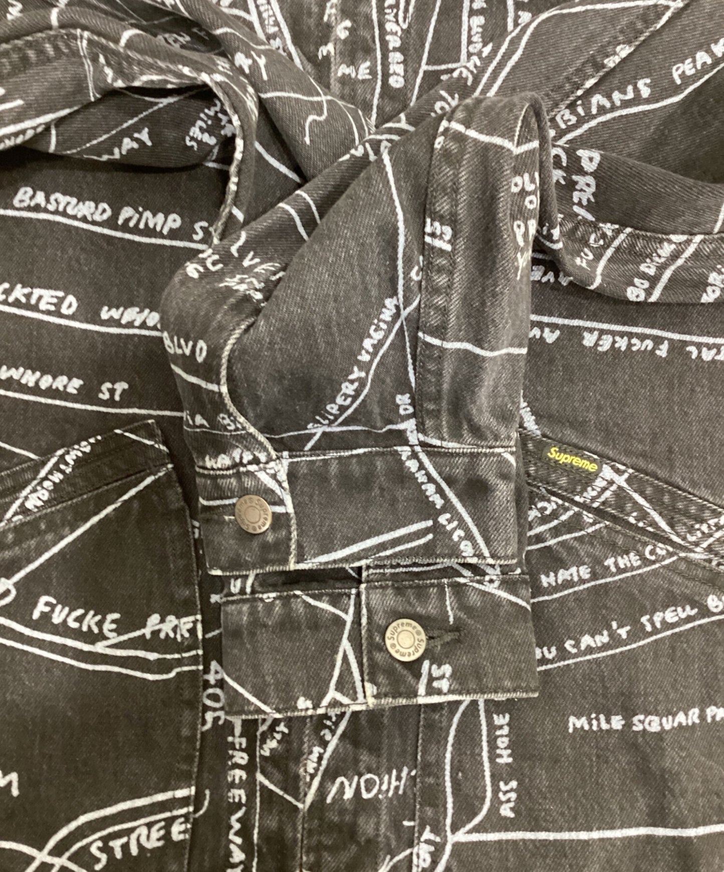 [Pre-owned] SUPREME gonz map work jacket gonz map work jacket