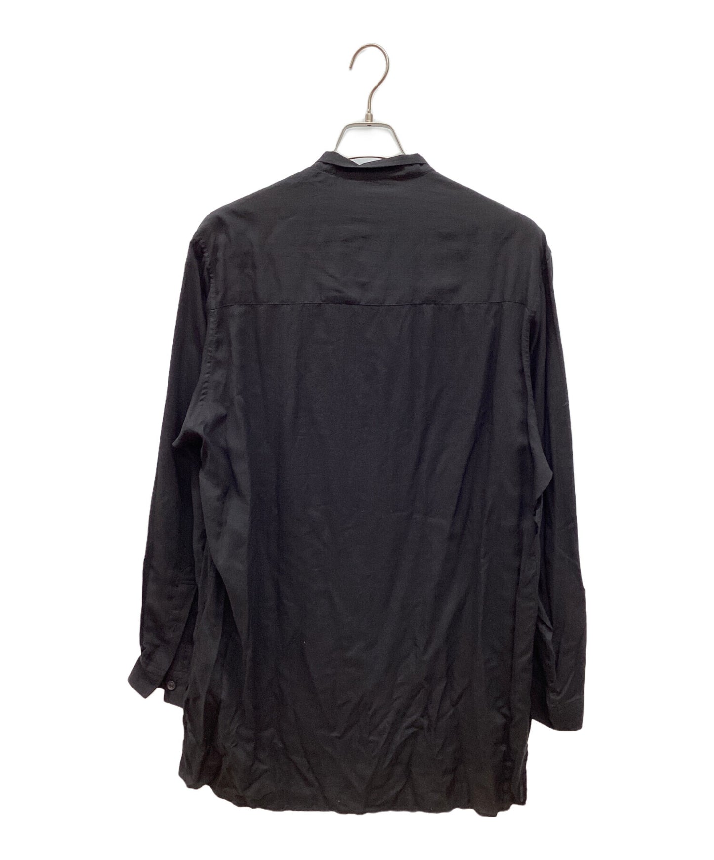 [Pre-owned] Yohji Yamamoto pour homme Tencel Loan Stand Collar Wing Collar Shirt HD-B10-203