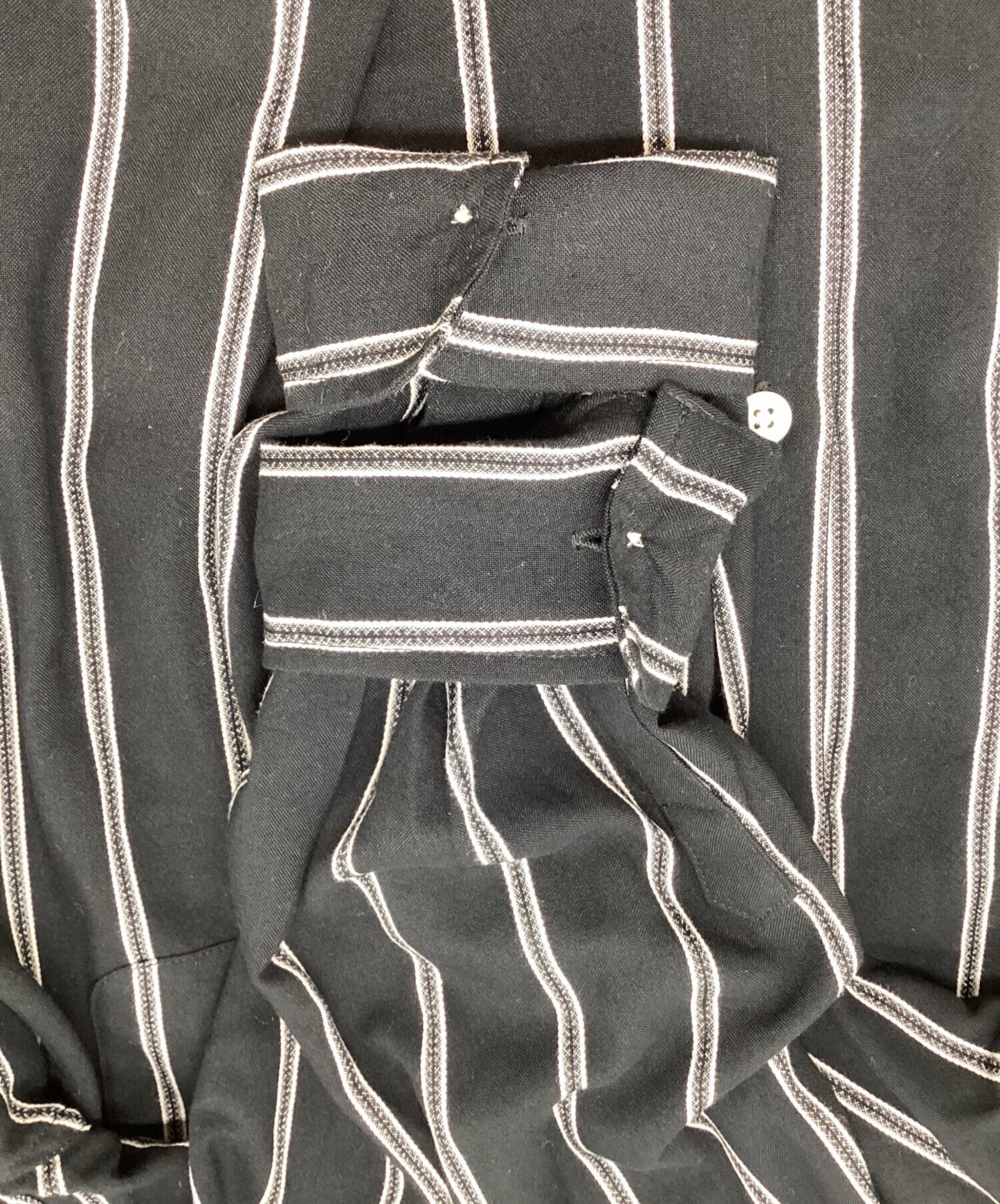 [Pre-owned] WACKO MARIA STRIPED OPEN COLLAR SHIRT