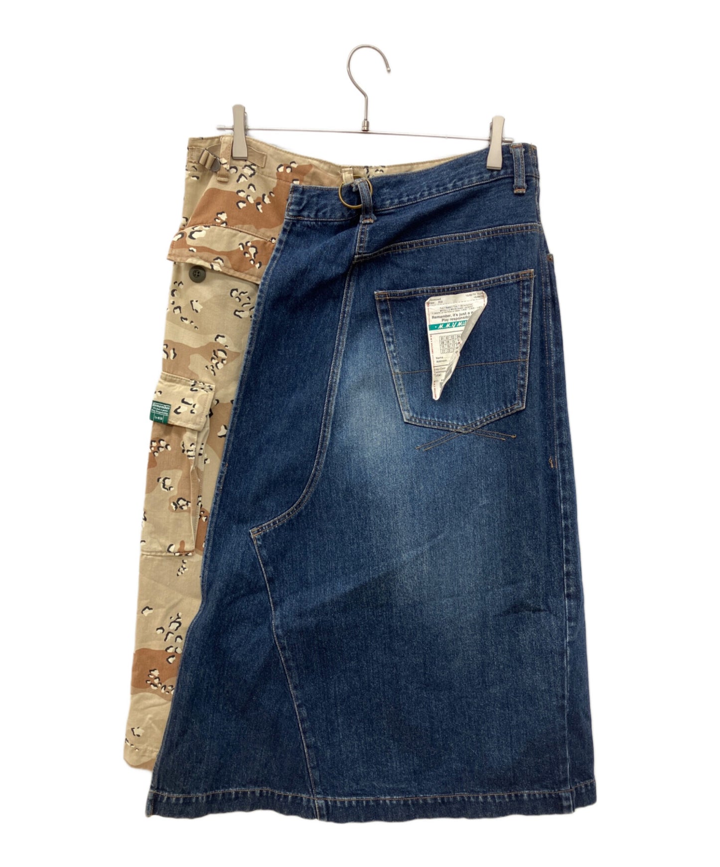 [Pre-owned] Maison MIHARA YASUHIRO Denim Skater shorts A03PT023