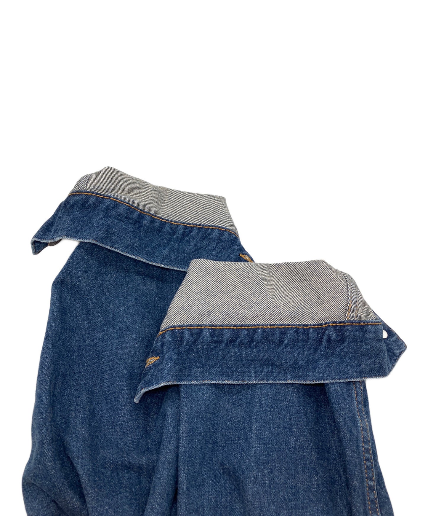 [Pre-owned] BALENCIAGA YOU ARE THE WORLD DENIM JACKET Denim Jacket 556729 TXE08