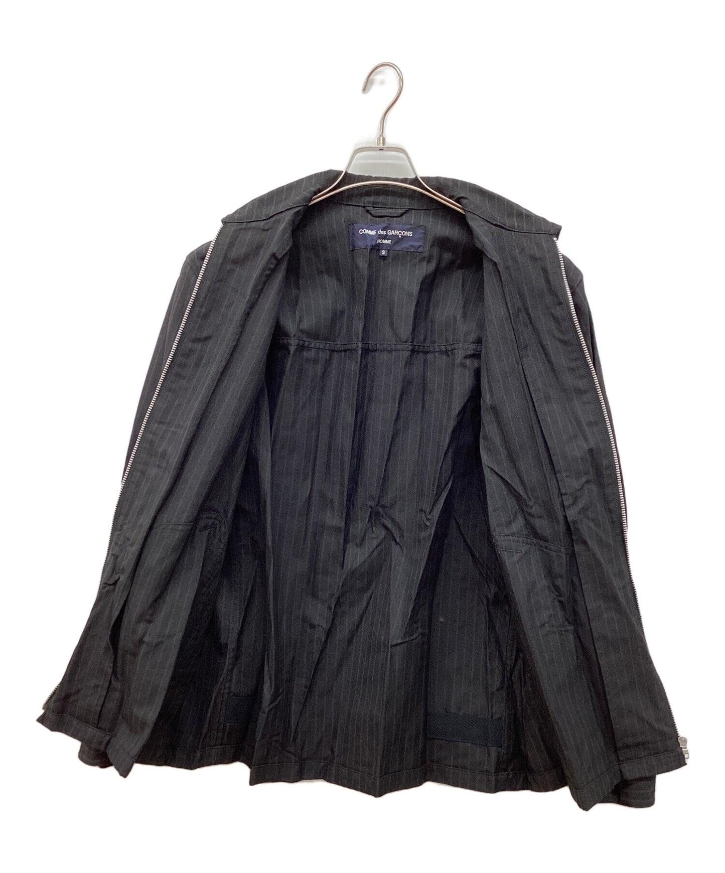 [Pre-owned] COMME des GARCONS HOMME Wrinkle Finish Stripe Jacket HH-J005