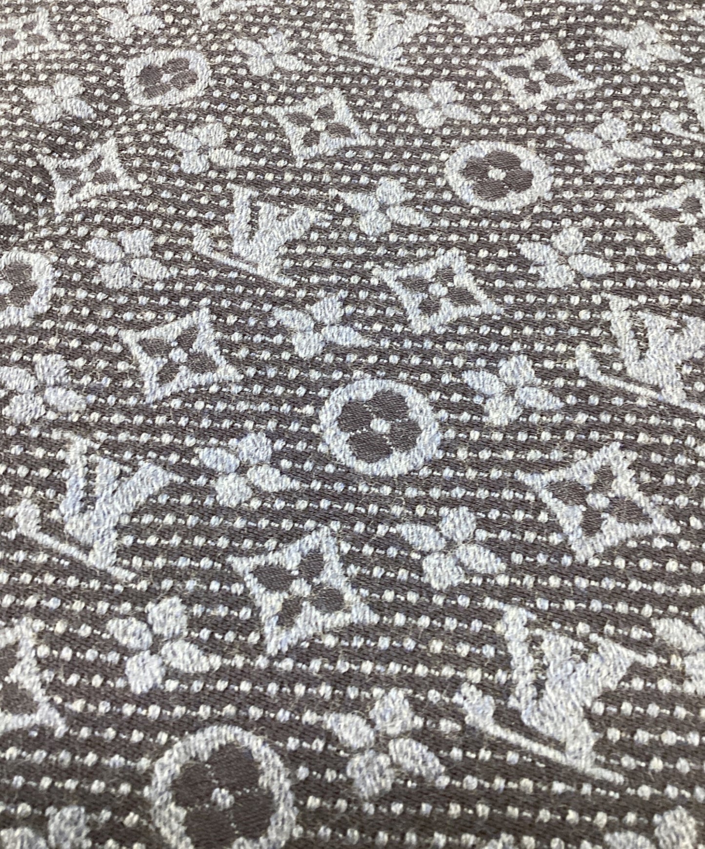 [Pre-owned] LOUIS VUITTON Echalp Monogram Classic Blue Marline Scarf Stole M78525