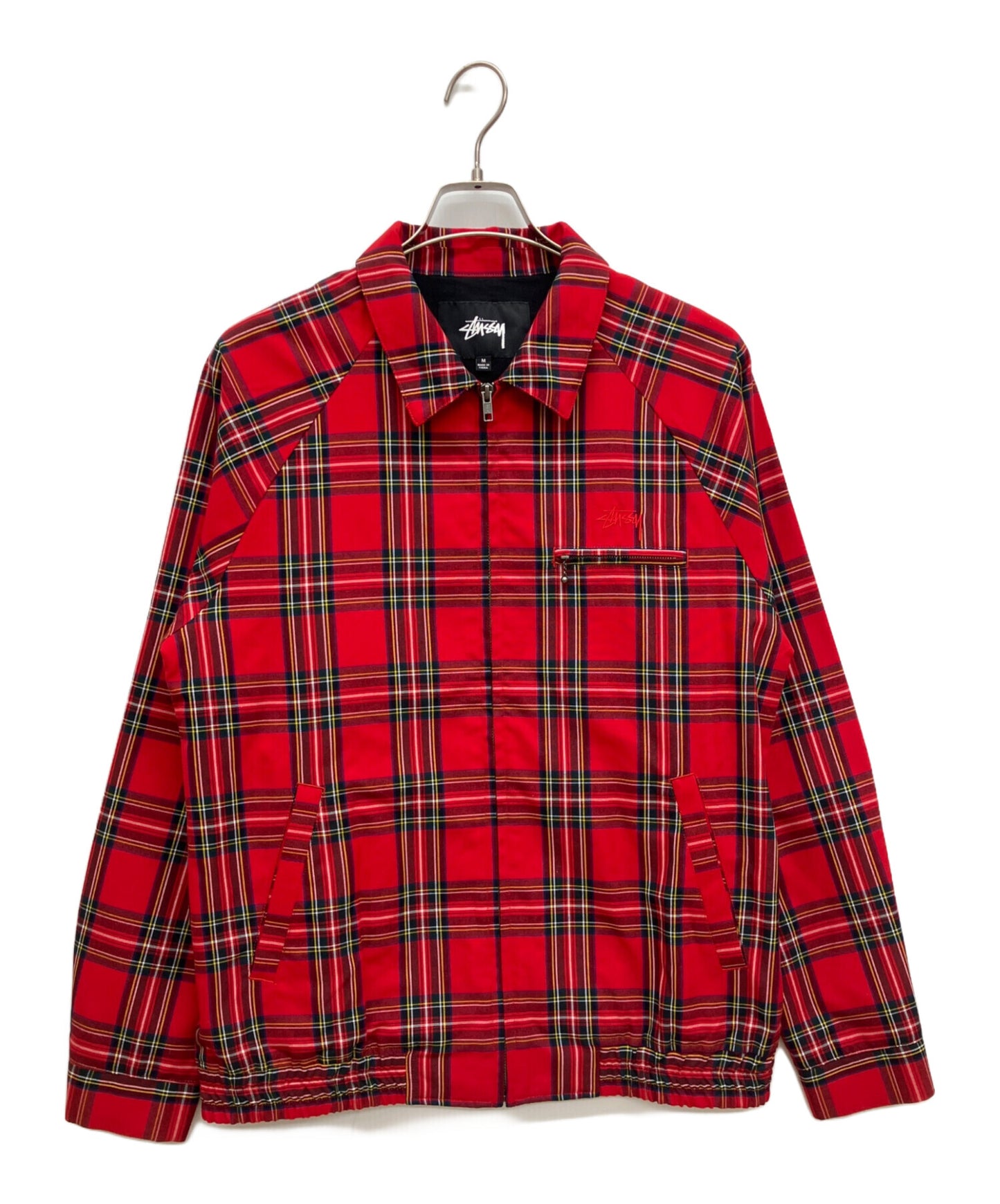 [Pre-owned] stussy Brian Jacket Tartan Check Swing Top 115405