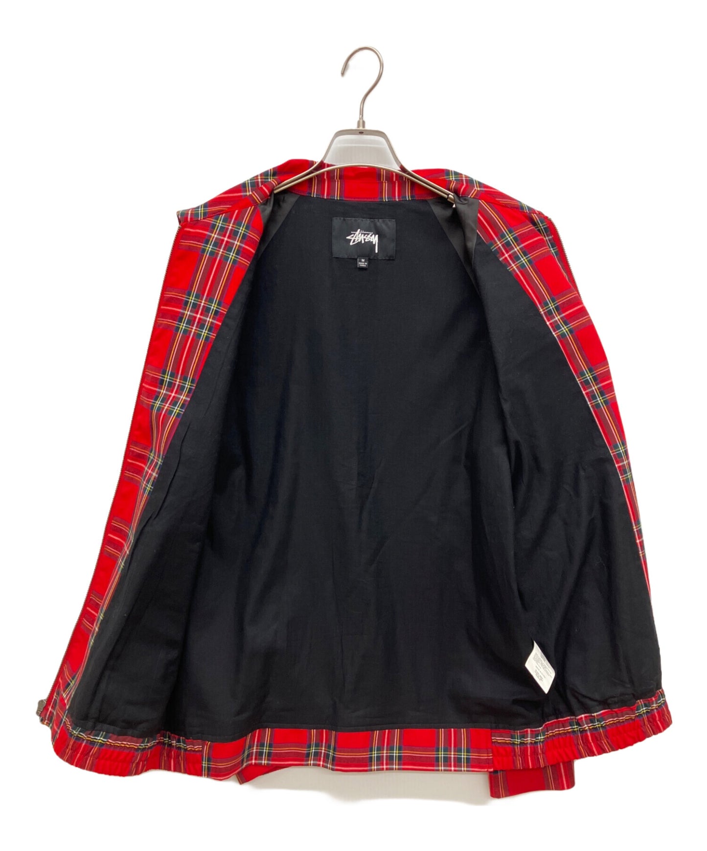 [Pre-owned] stussy Brian Jacket Tartan Check Swing Top 115405