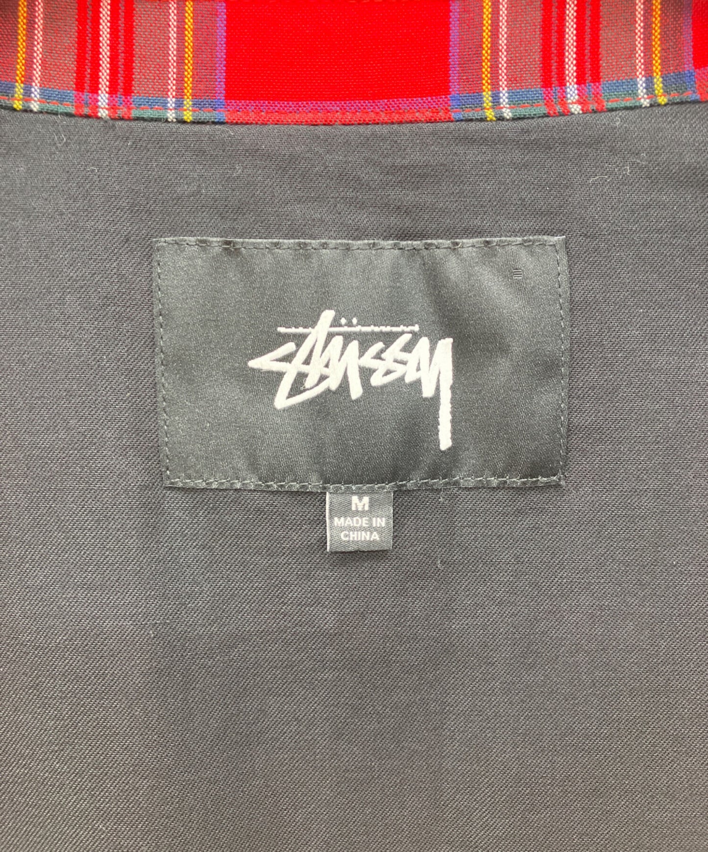 [Pre-owned] stussy Brian Jacket Tartan Check Swing Top 115405