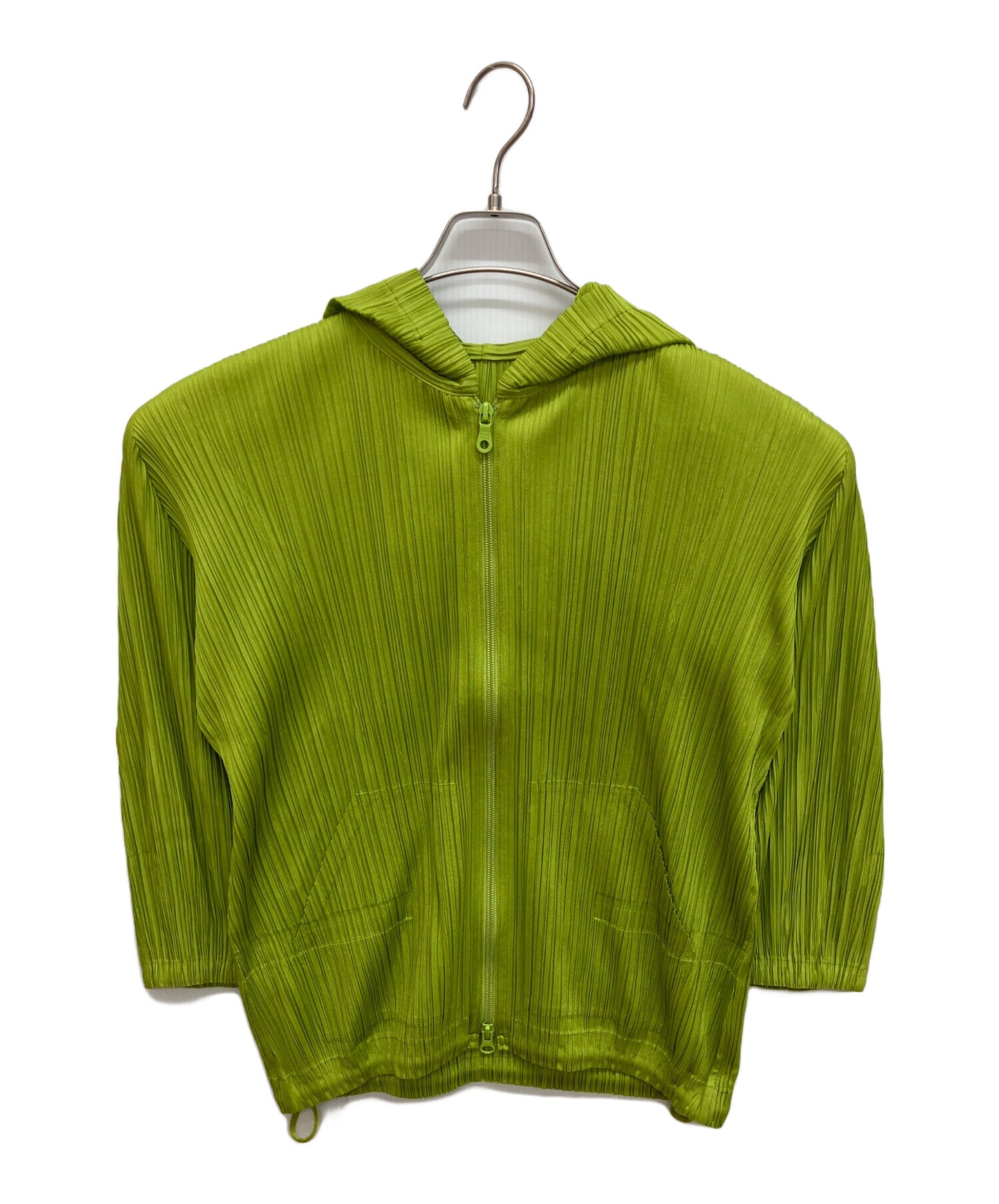 [Pre-owned] PLEATS PLEASE Pleated Zip Hoodie PP23-JC123