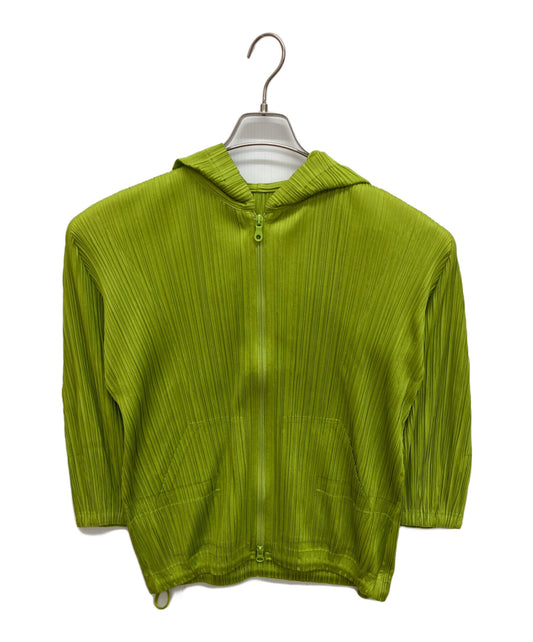 [Pre-owned] PLEATS PLEASE Pleated Zip Hoodie PP23-JC123