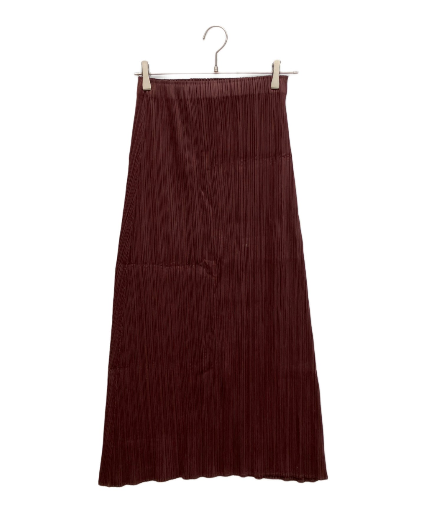 [Pre-owned] PLEATS PLEASE Pleated maxi A-line skirt PP13-JG439