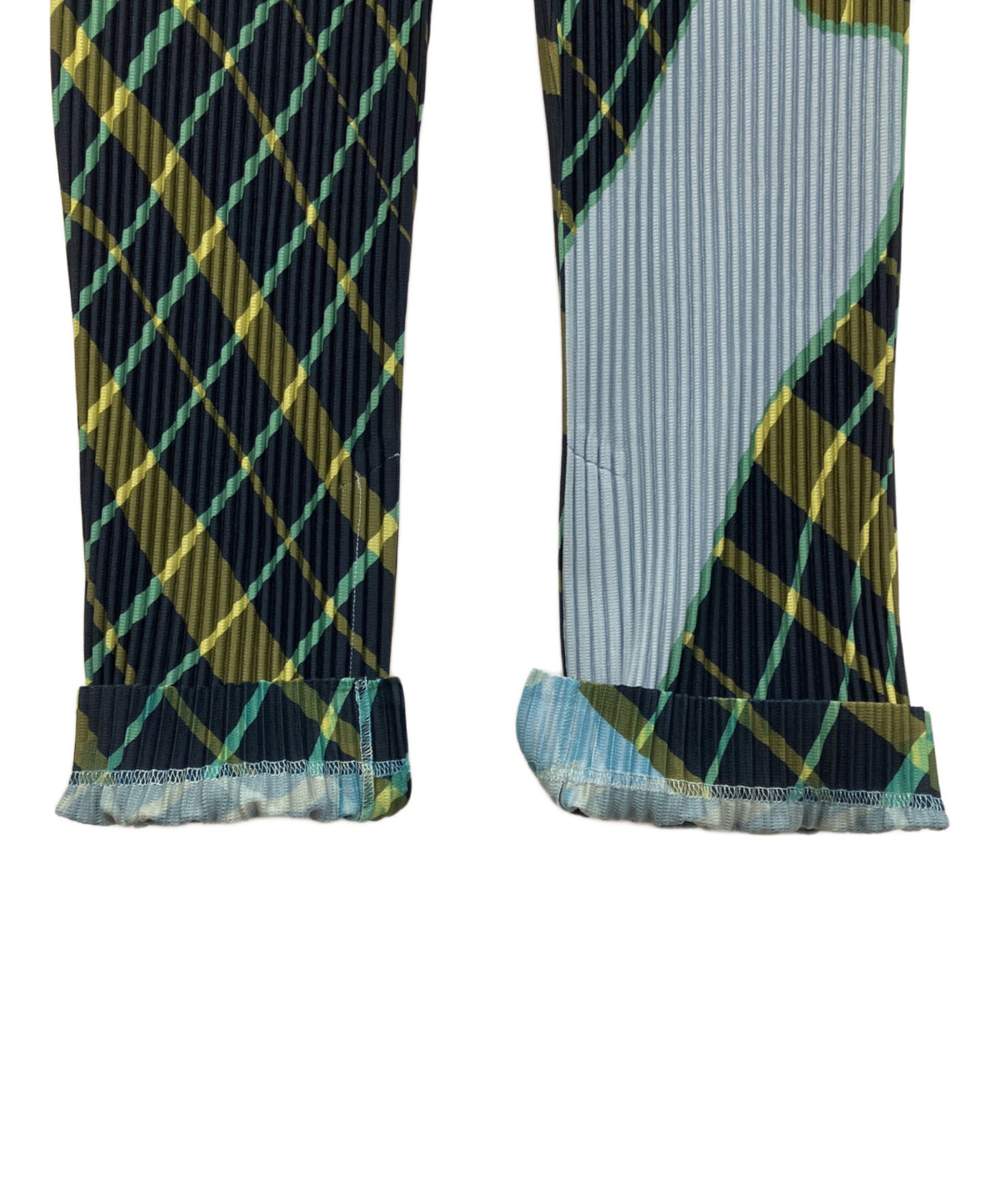 [Pre-owned] HOMME PLISSE ISSEY MIYAKE WINDSWEPT PLAID Pleated Pants HP51JF377