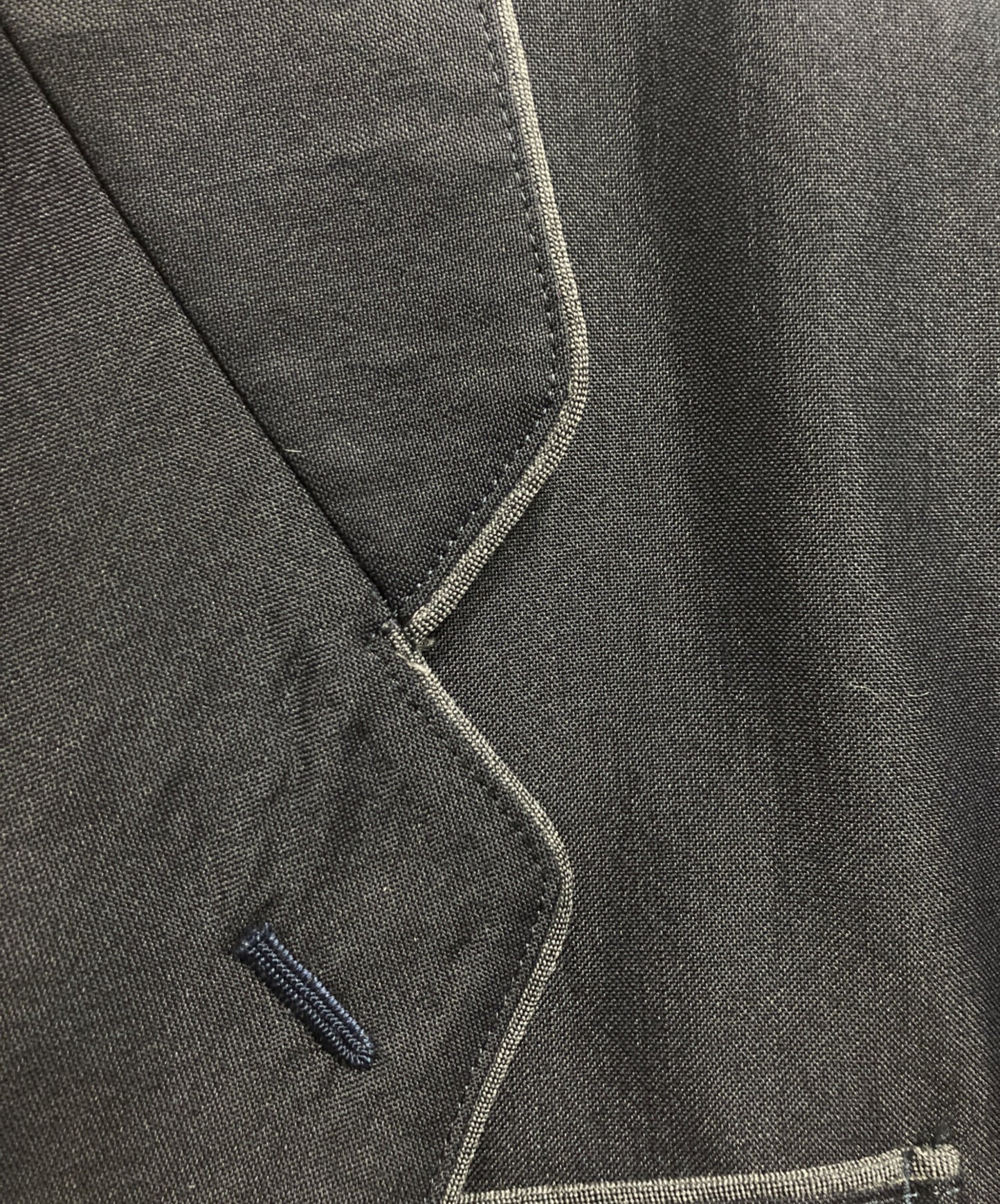 [Pre-owned] COMME des GARCONS HOMME Wool-Polyester Piped Suit Set HJ-11022S HP-11019M