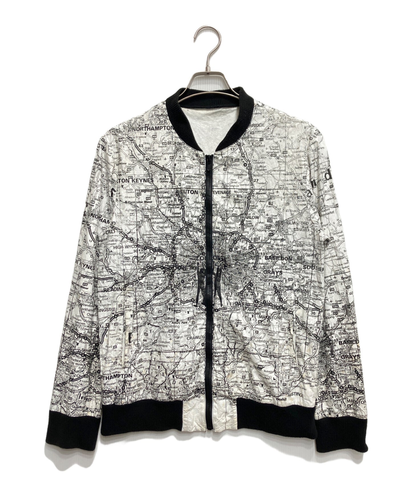 [Pre-owned] NUMBER (N)INE Paper Map Blouson