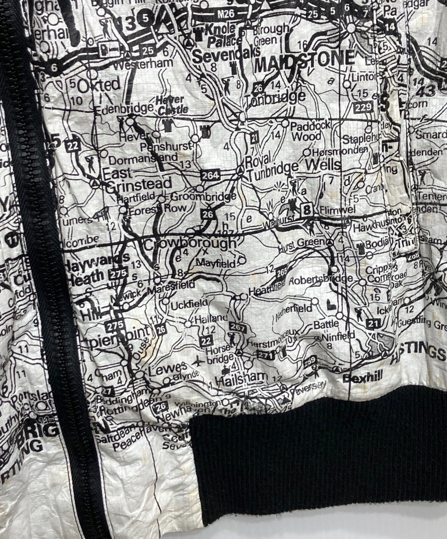 [Pre-owned] NUMBER (N)INE Paper Map Blouson