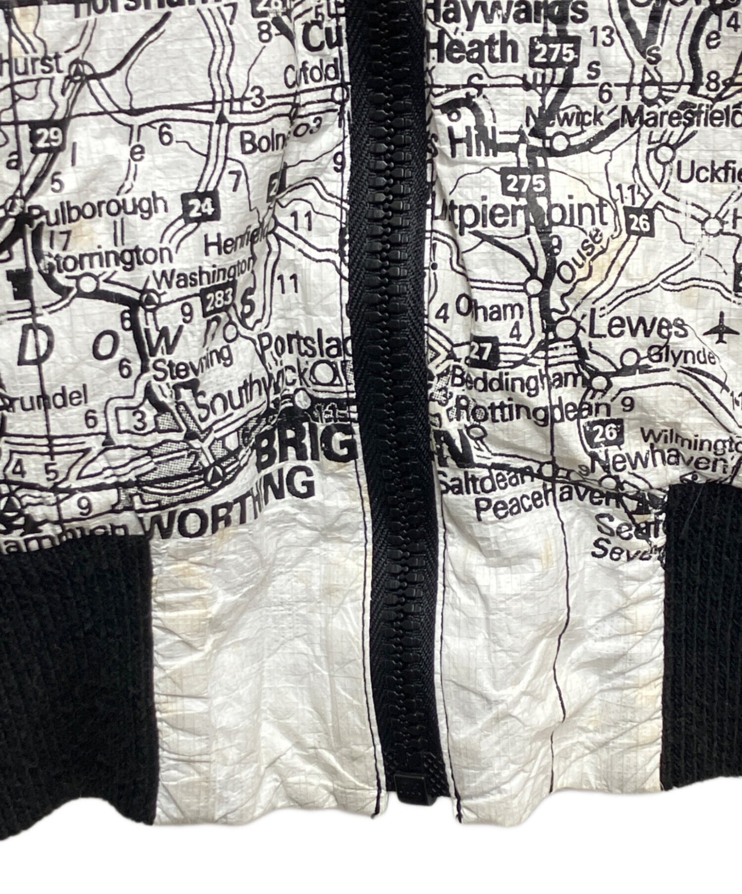 [Pre-owned] NUMBER (N)INE Paper Map Blouson