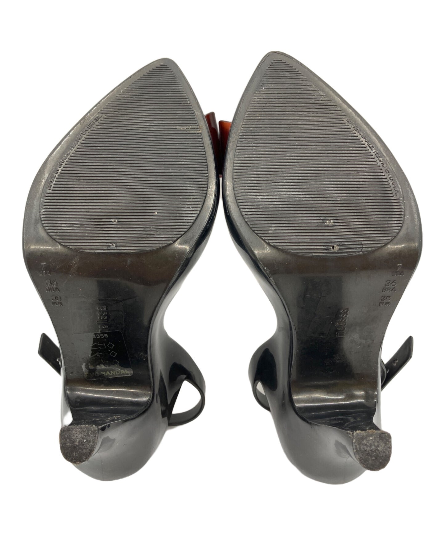[Pre-owned] Vivienne Westwood ANGLOMANIA Bikkuribon Open-Toe Rubber Pumps / Open-Toe Rubber Pumps / Pumps