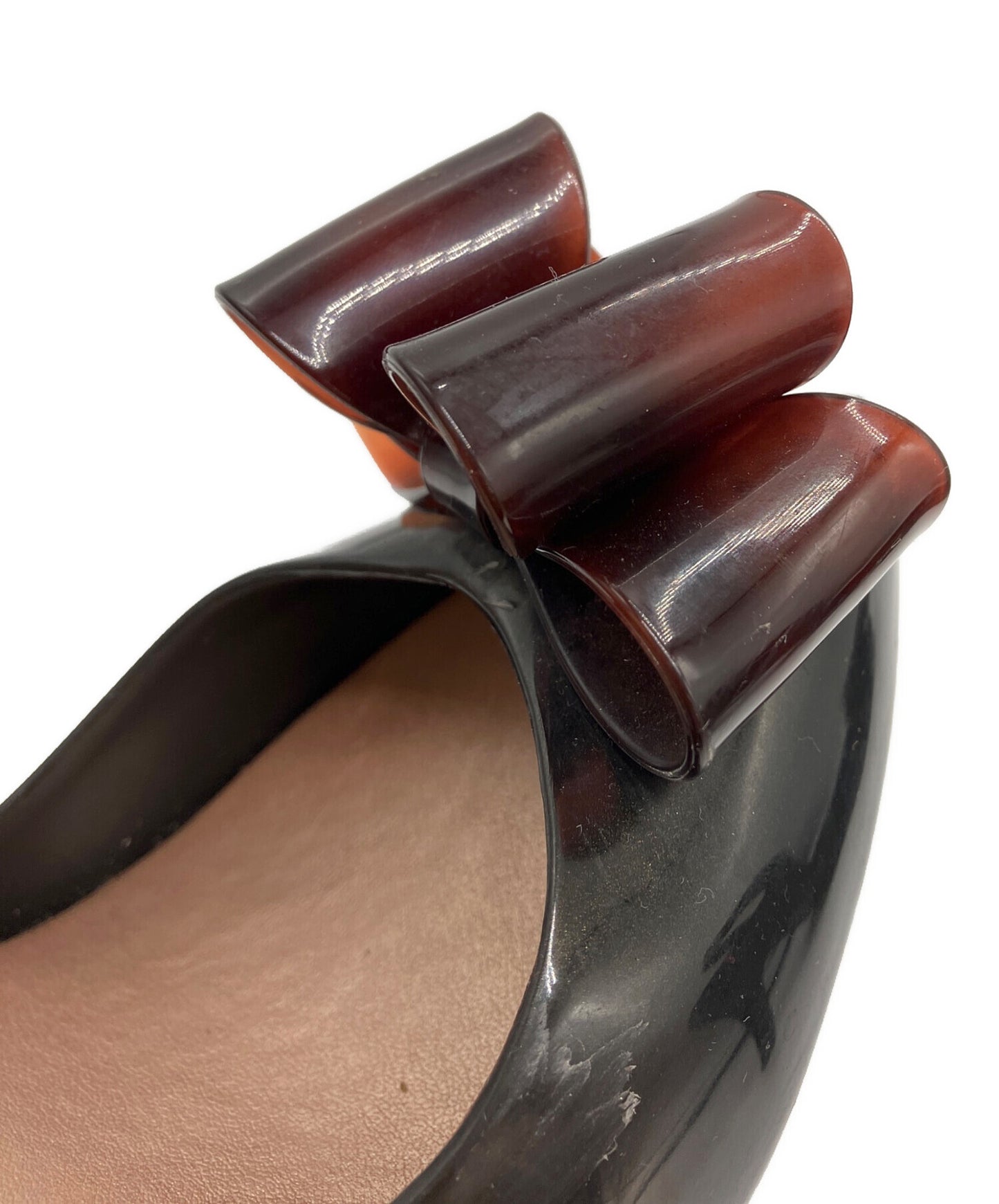 [Pre-owned] Vivienne Westwood ANGLOMANIA Bikkuribon Open-Toe Rubber Pumps / Open-Toe Rubber Pumps / Pumps